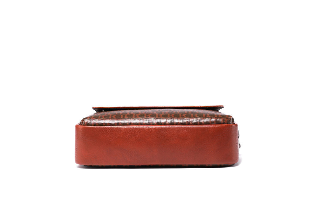 Morral de cuero DJB-0102-PU-OR - Naranja