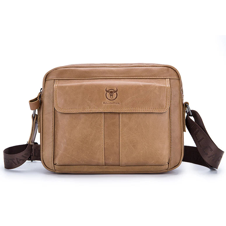 Morral de cuero - Marrón
