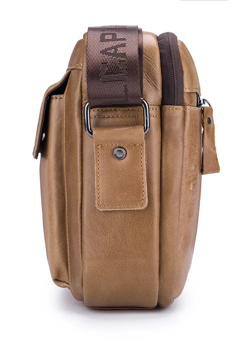 Morral de cuero - Marrón