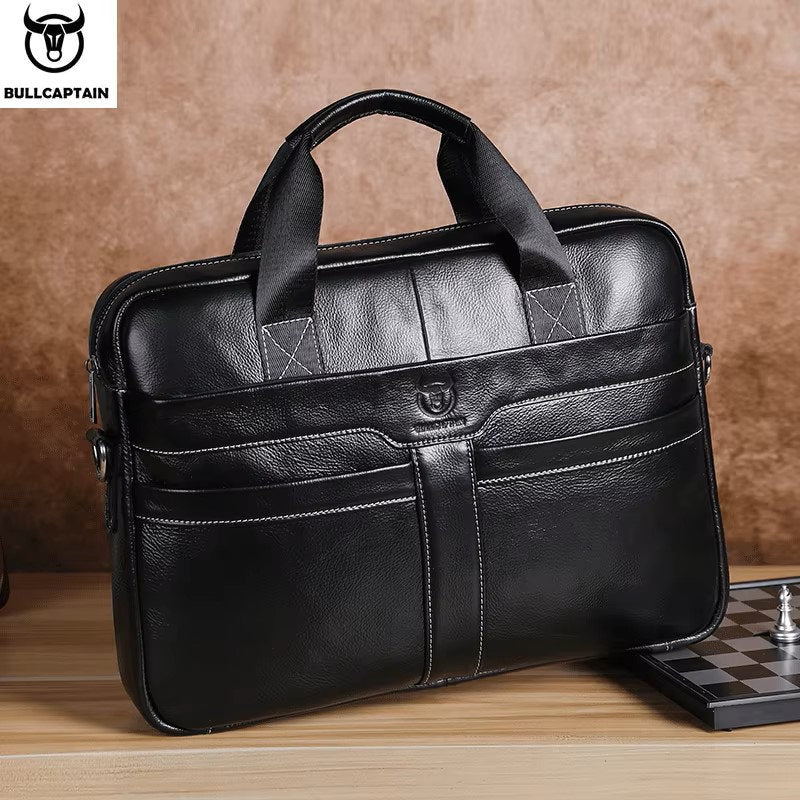Maletín de cuero GWB-053-BK - Negro