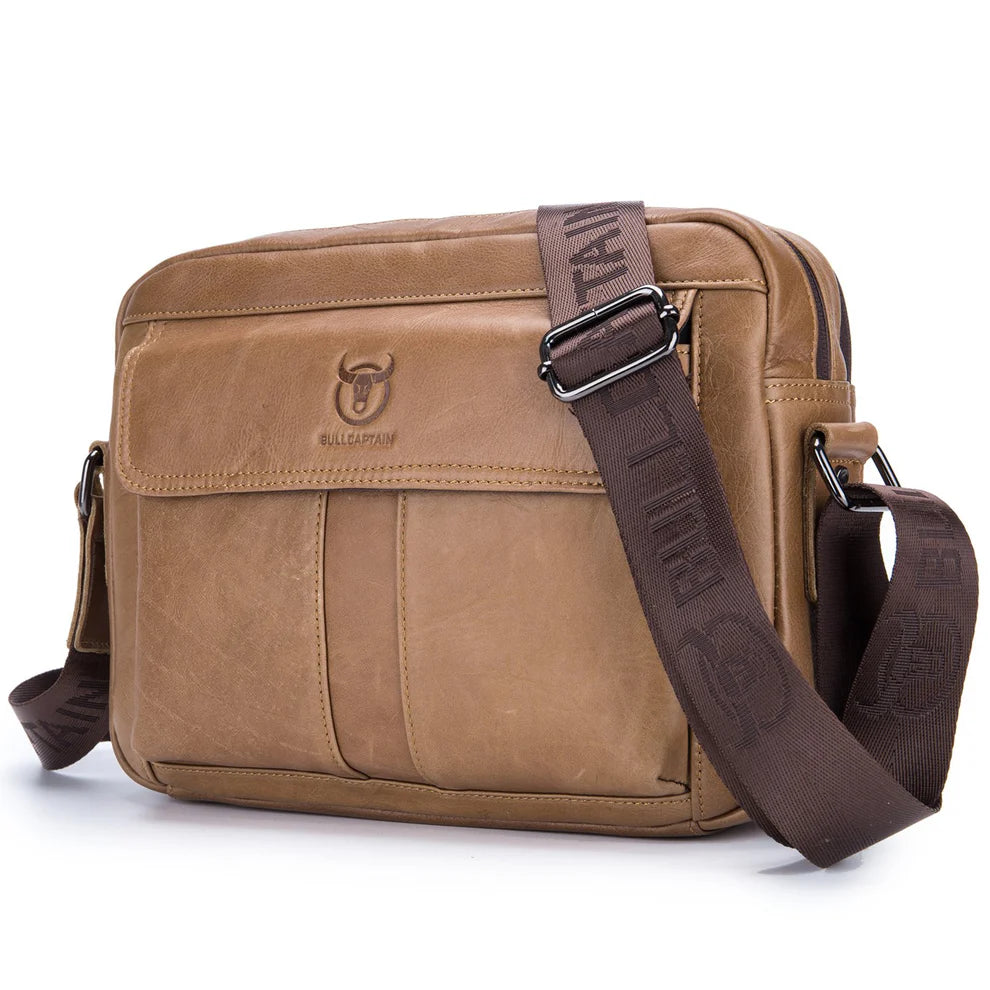 Morral de cuero - Marrón