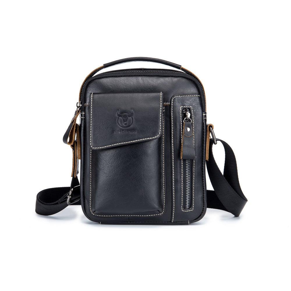 Morral de Cuero Mate DJB-037-BK Negro
