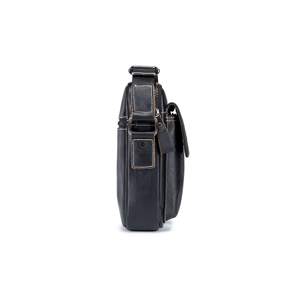 Morral de Cuero Mate DJB-037-BK Negro