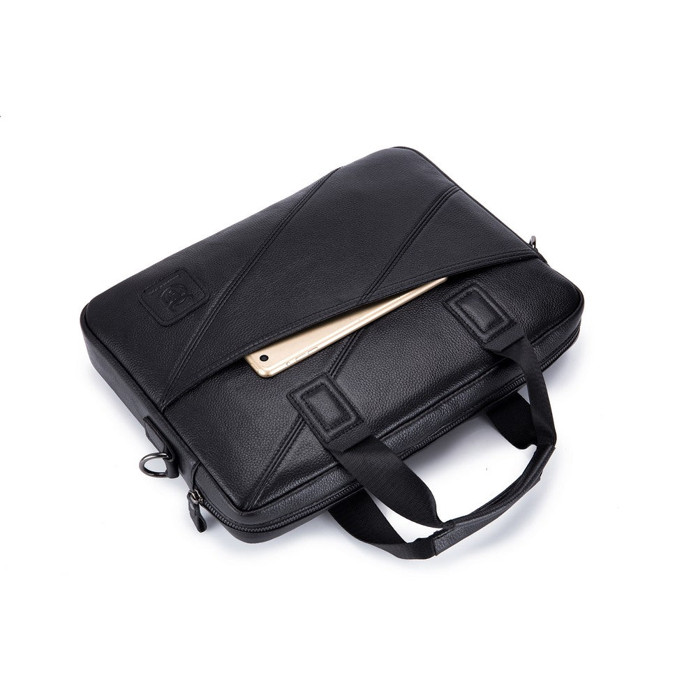 Maletín de Cuero Mate GWB-0403-BK Negro