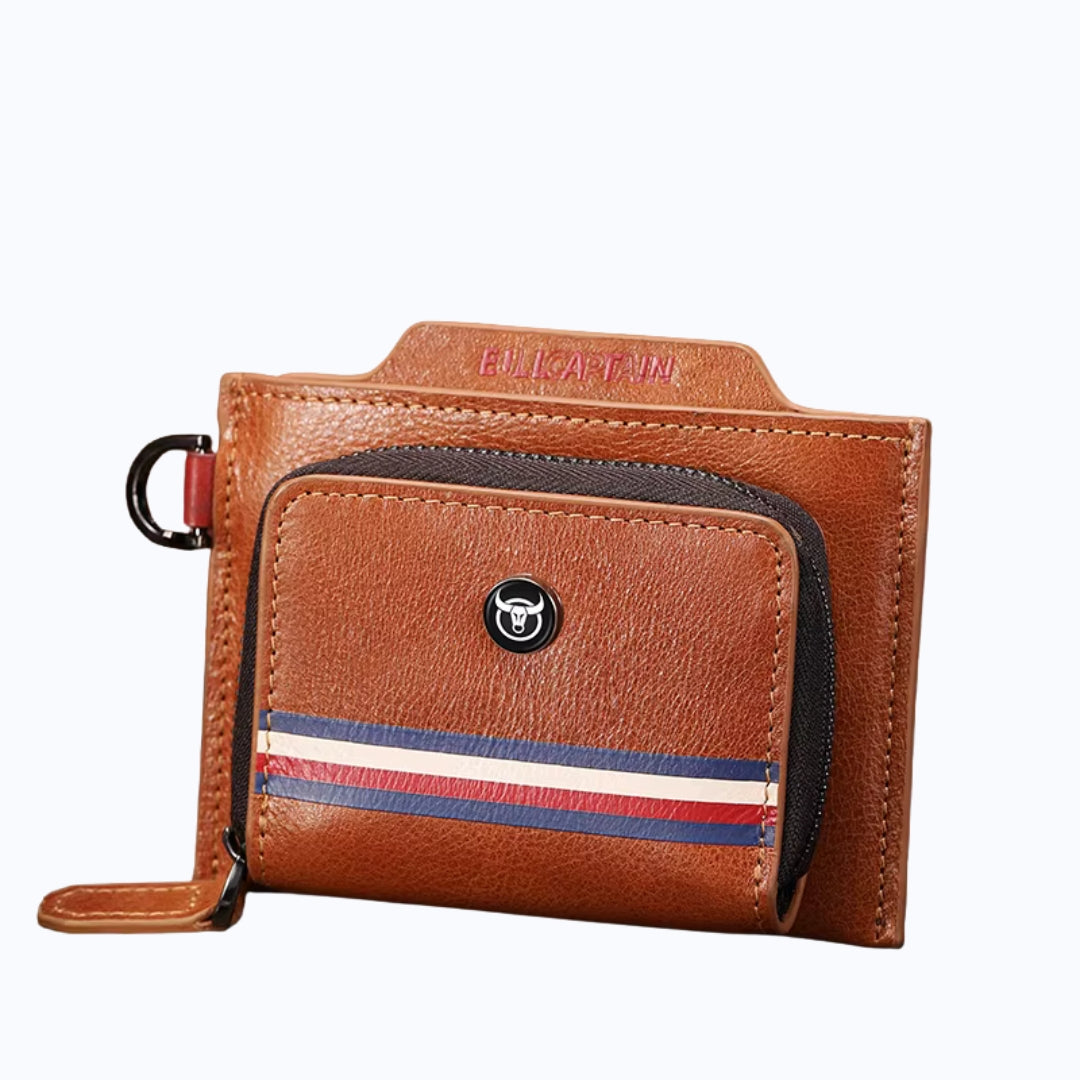 Tarjetero de Cuero Mate KB-476-BR Marrón