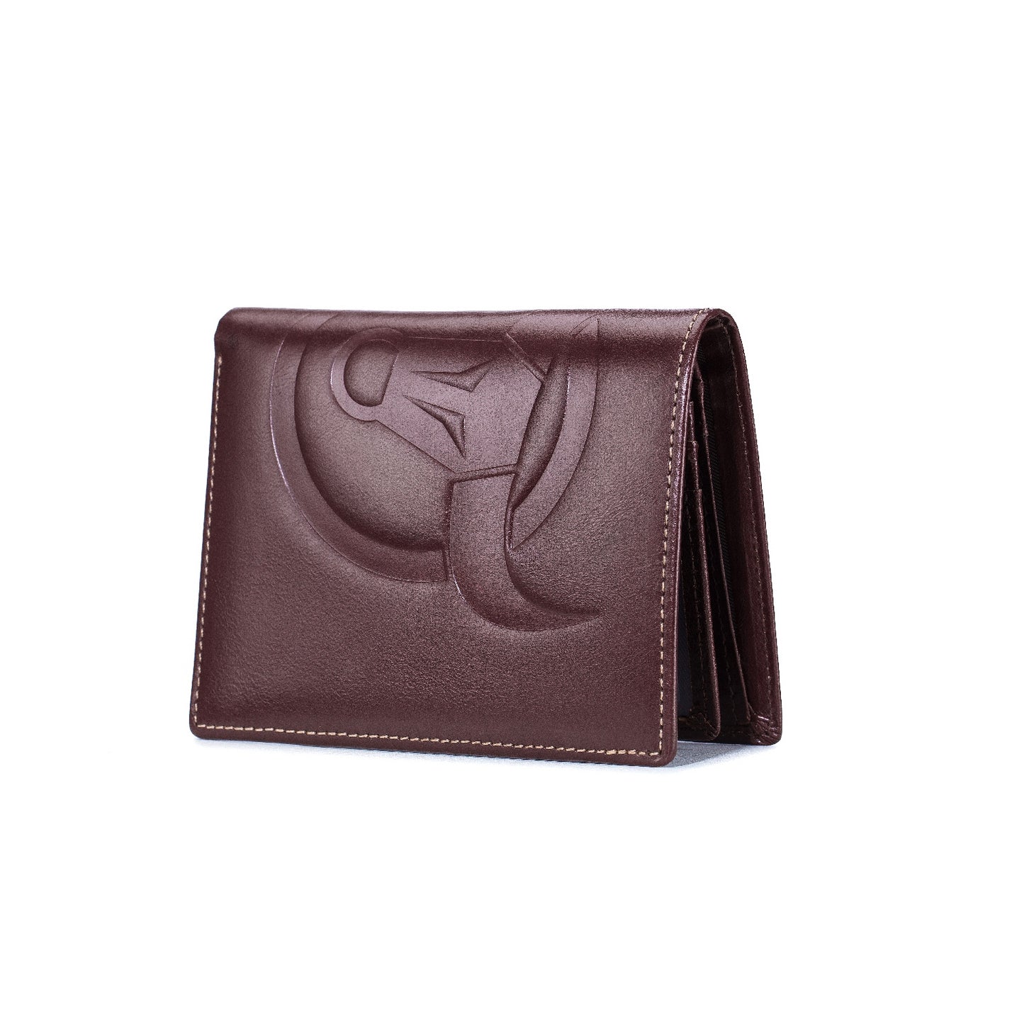 BullCaptain - Billetera de Cuero Mate QB-0203-V-CF Café