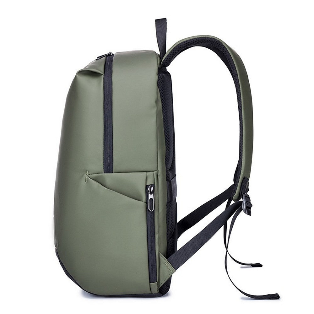 BullCaptain - Mochila Porta Laptop Impermeable SJB-602-PU-GR Gris