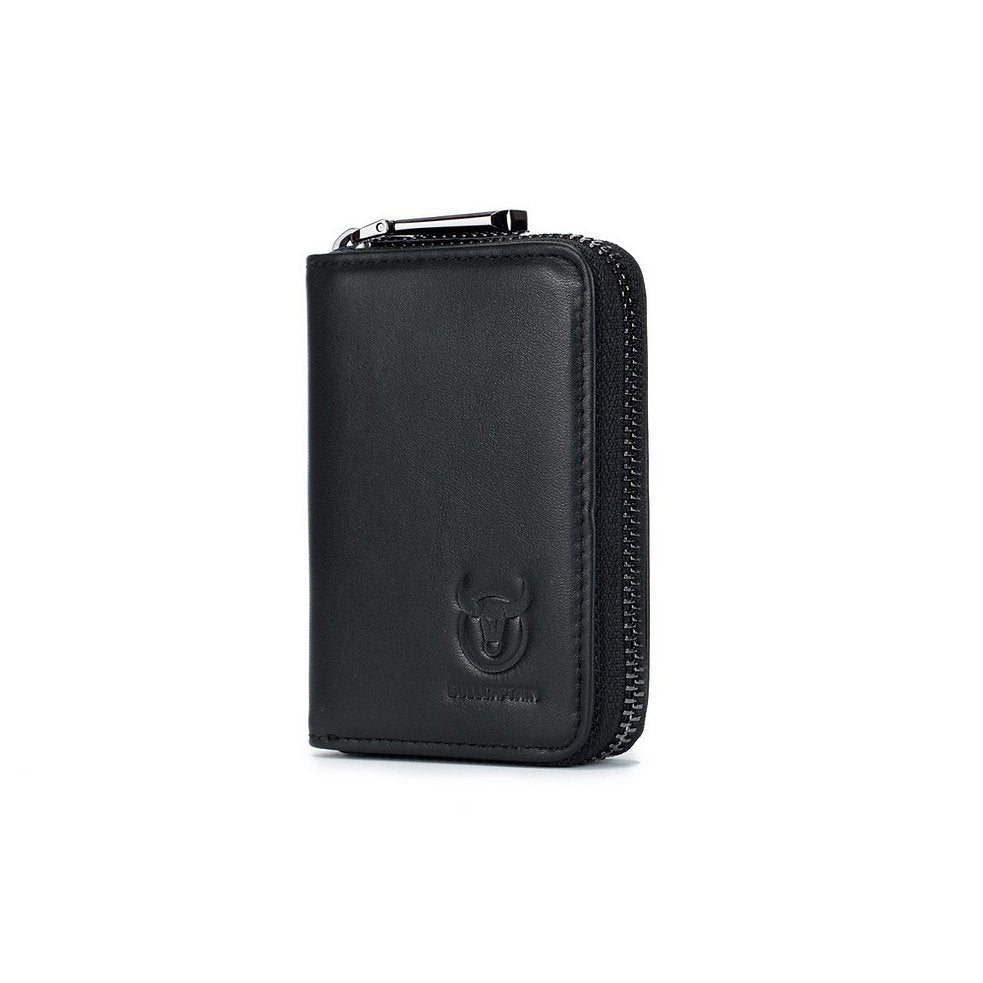 Tarjetero de cuero KB-05-BK - Negro