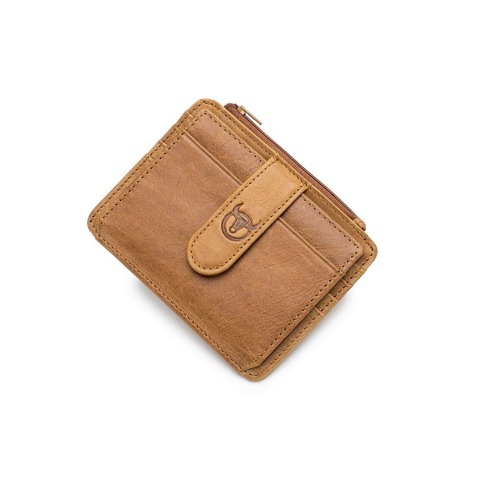 Tarjetero de cuero KB-00-BR - Marrón
