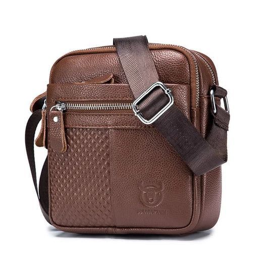 Morral de cuero Mate DJB-010-RD - Granate