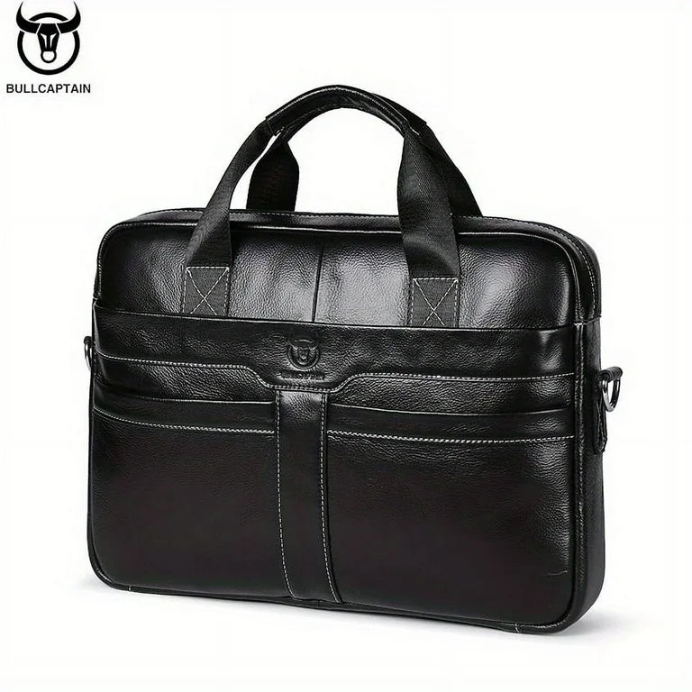 Maletín de cuero GWB-053-BK - Negro