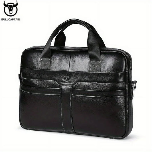 Maletín de cuero GWB-053-BK - Negro