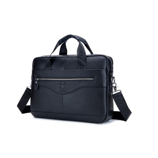 Maletín de Cuero Mate GWB-044-BK Negro