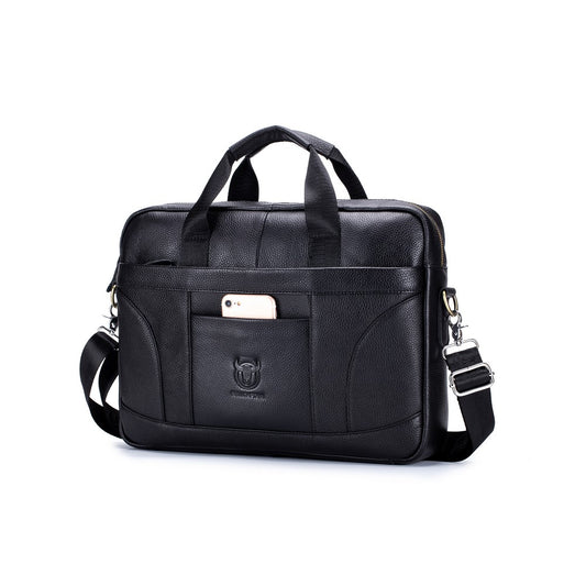 Maletín de Cuero Mate GWB-048-BK Negro