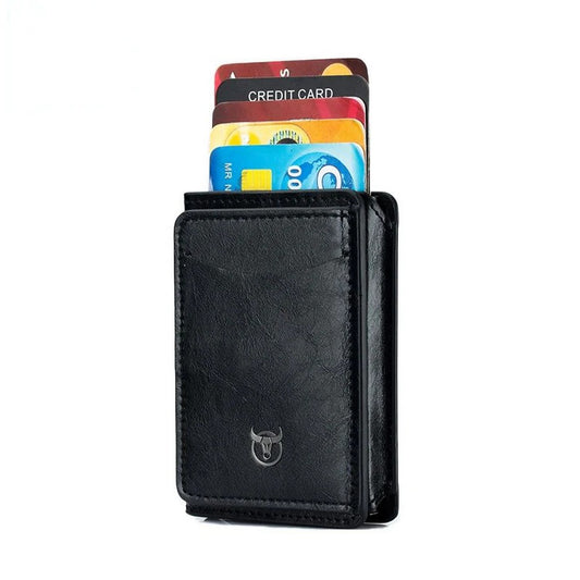 Tarjetero de Cuero Mate KB-464-BK Negro