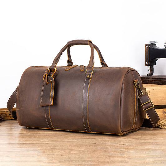 Maletín de viaje cuero LVBM-099-CF - Marrón