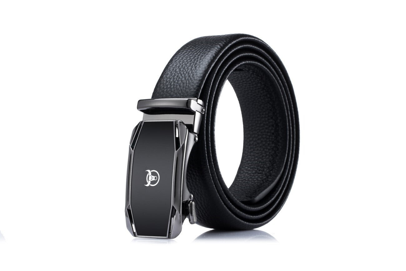 Correa cinturón de Cuero Mate PD004-BK Negro