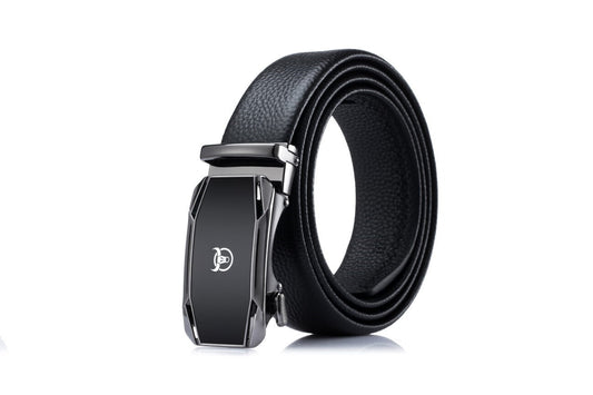 Correa cinturón de Cuero Mate PD004-BK Negro
