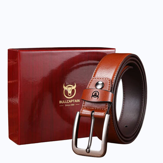 Correa cinturón de Cuero Mate PD009-CF - Marrón