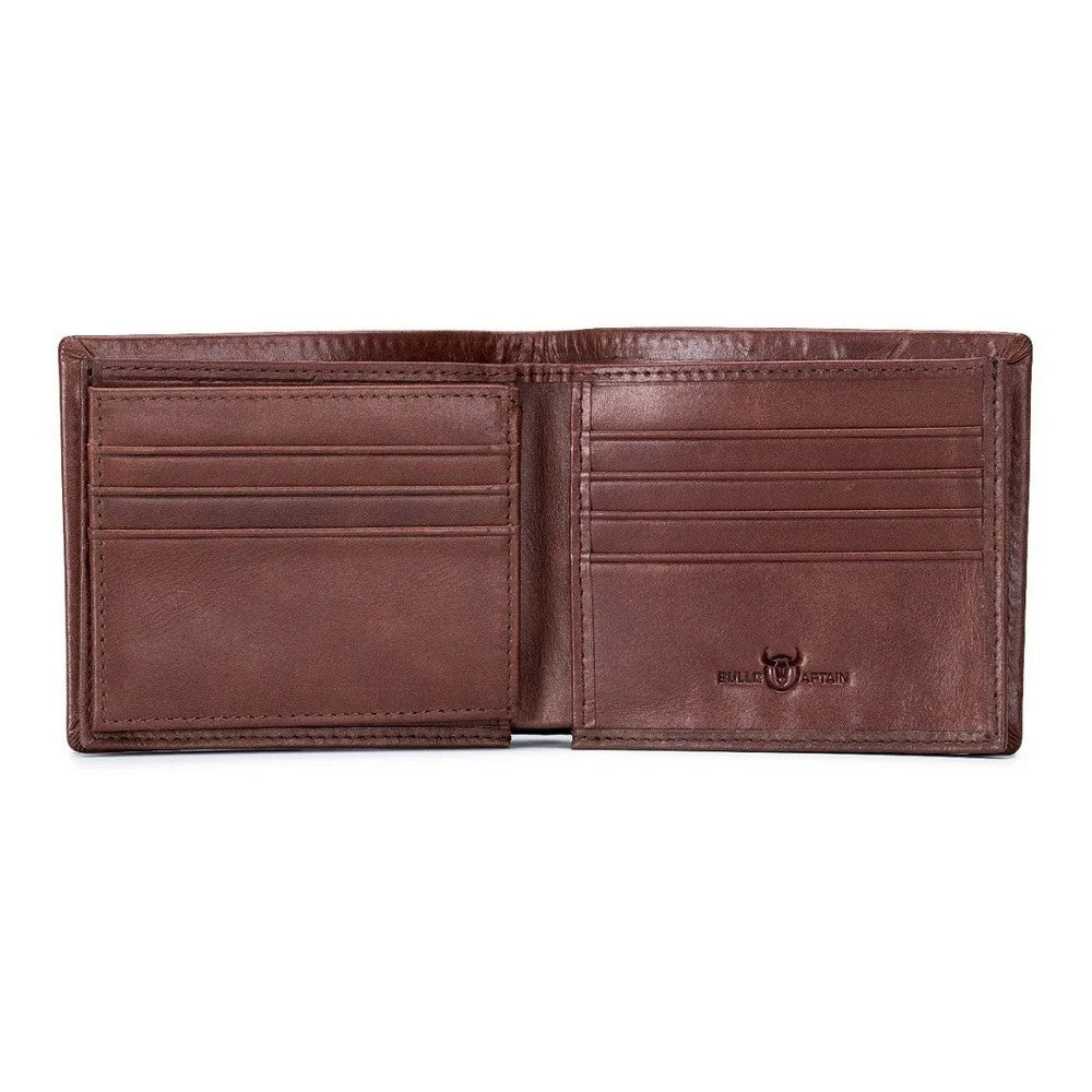 Billetera de Cuero Brillante QB-0020-CF Café