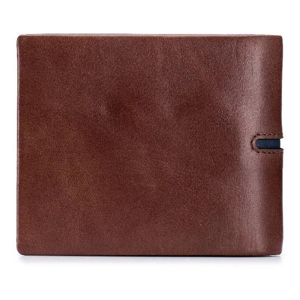 Billetera de Cuero Brillante QB-0020-CF Café