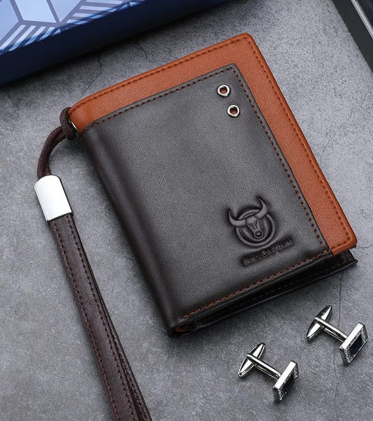 Billetera de Cuero QB-040S-CF - Marrón