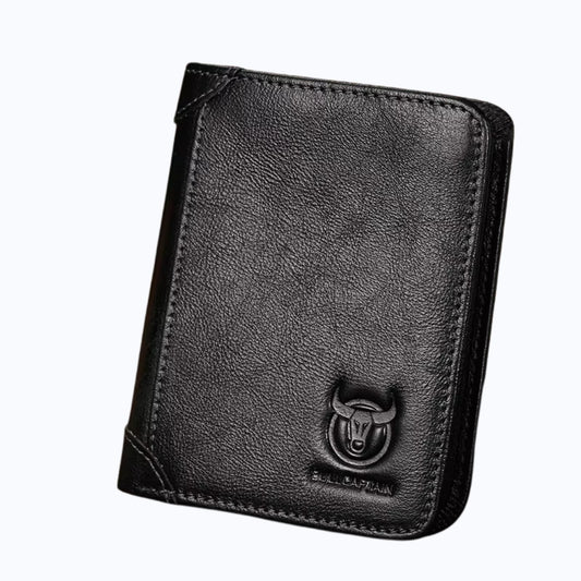 Billetera de Cuero QB-066-BK - Negro