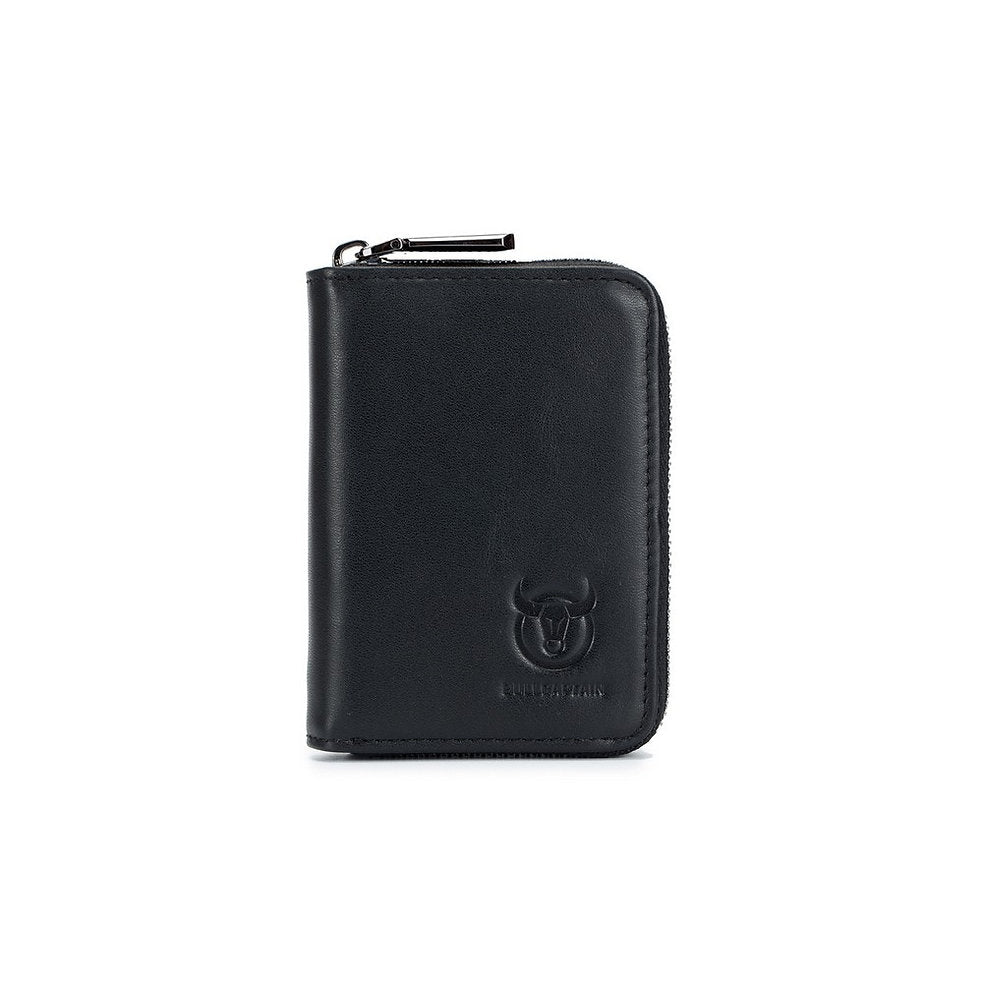 Tarjetero de cuero KB-05-BK - Negro