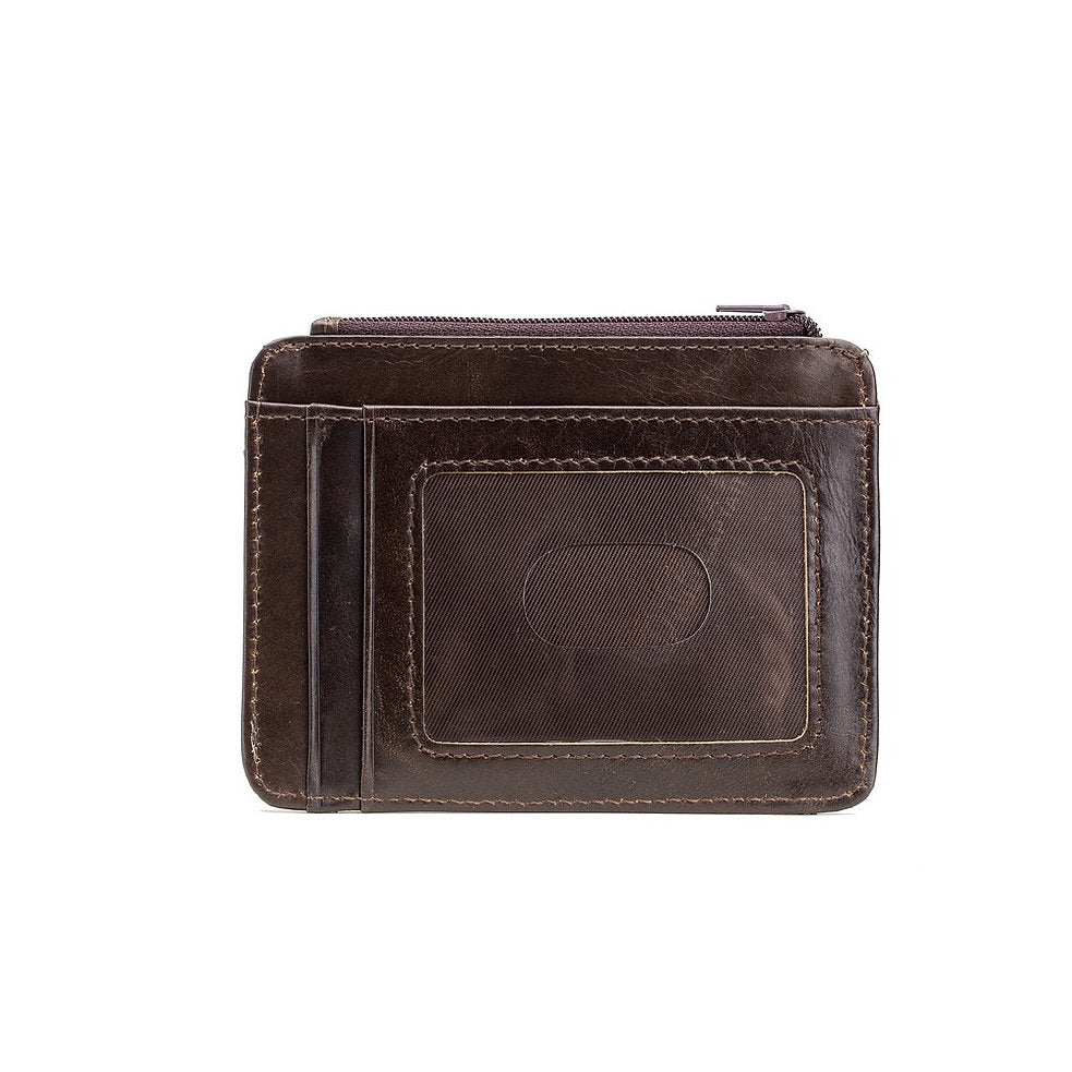 Billetera de cuero KB-00-CF - Café