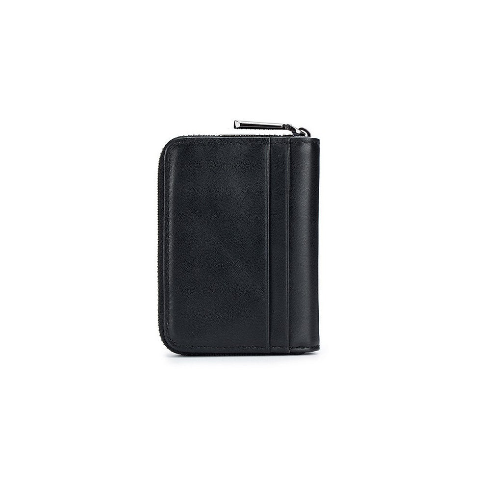 Tarjetero de cuero KB-05-BK - Negro
