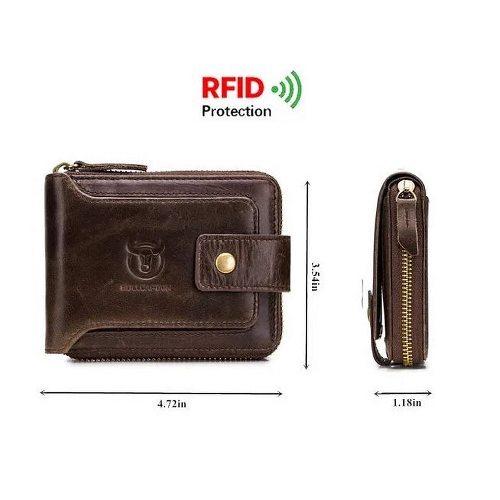 Billetera de cuero QB-231-CF